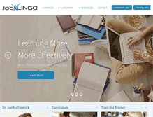 Tablet Screenshot of joblingo.com